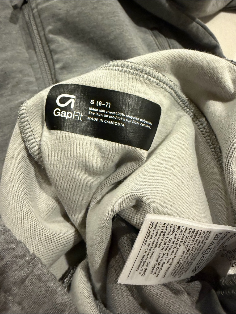 GAP Kids Gray Zip-Up Hoodie Jacket